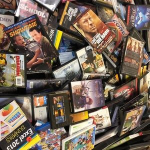 Dvd lot of 78 movies random wholesale
